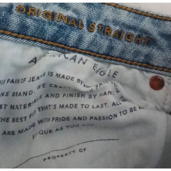 American Eagle Jeans Original Straight Leg 27 x 32- N3020 - Picture 5 of 5